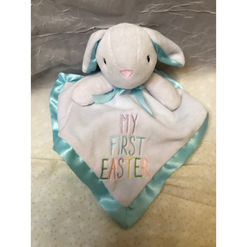 Baby's First Easter Bunny Rabbit Blanket Lovey Baby Essentials Unisex Style